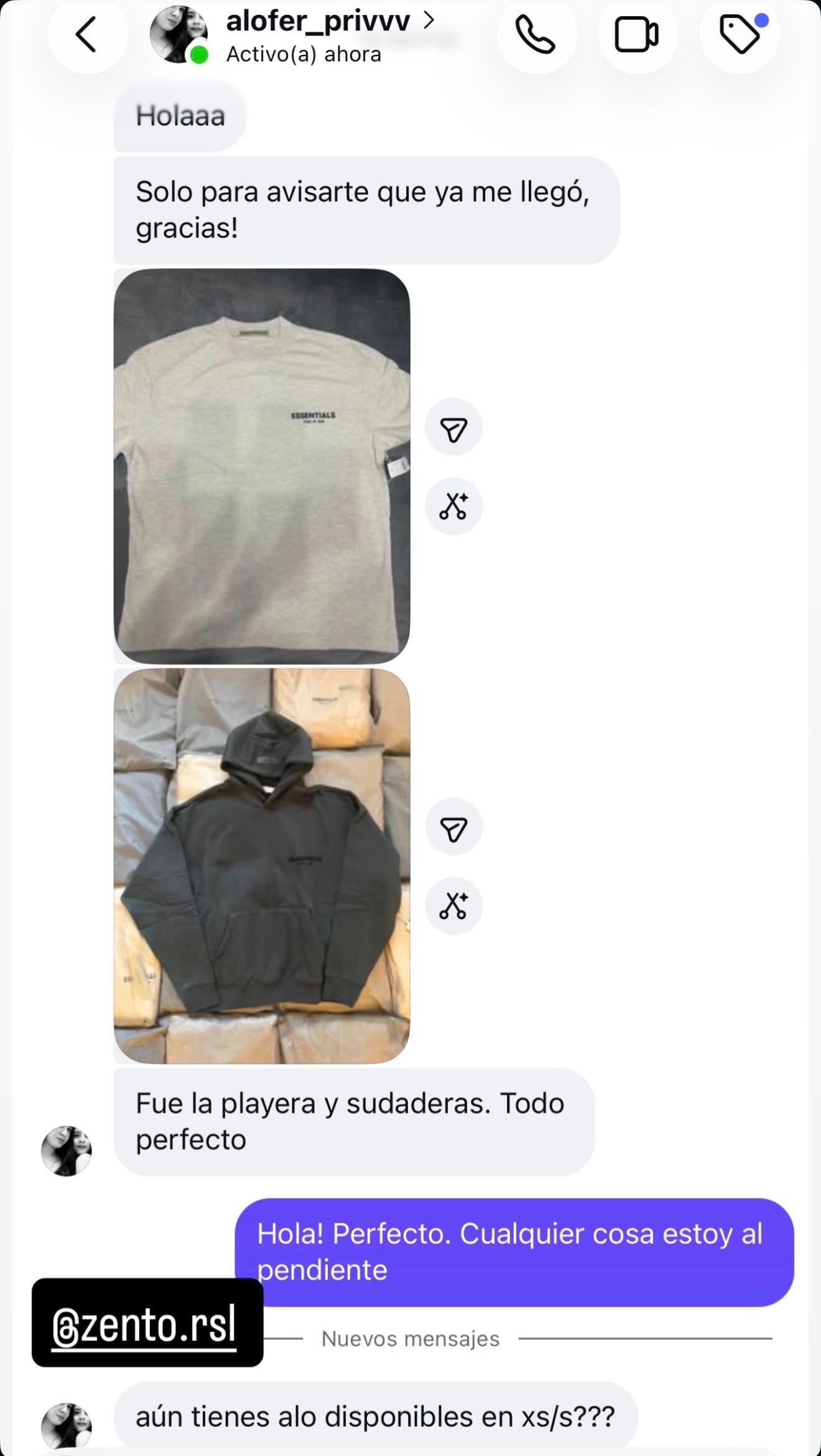 Referencia de cliente Zento