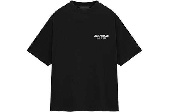 FOG ESSENTIALS FW24 JERSEY CREWNECK TEE BLACK