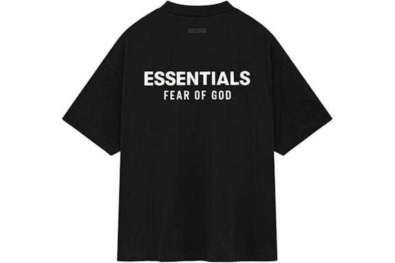 FOG ESSENTIALS FW24 JERSEY CREWNECK TEE BLACK