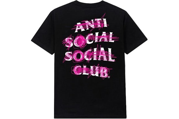 Anti Social Social Club Nevermind Tee Black